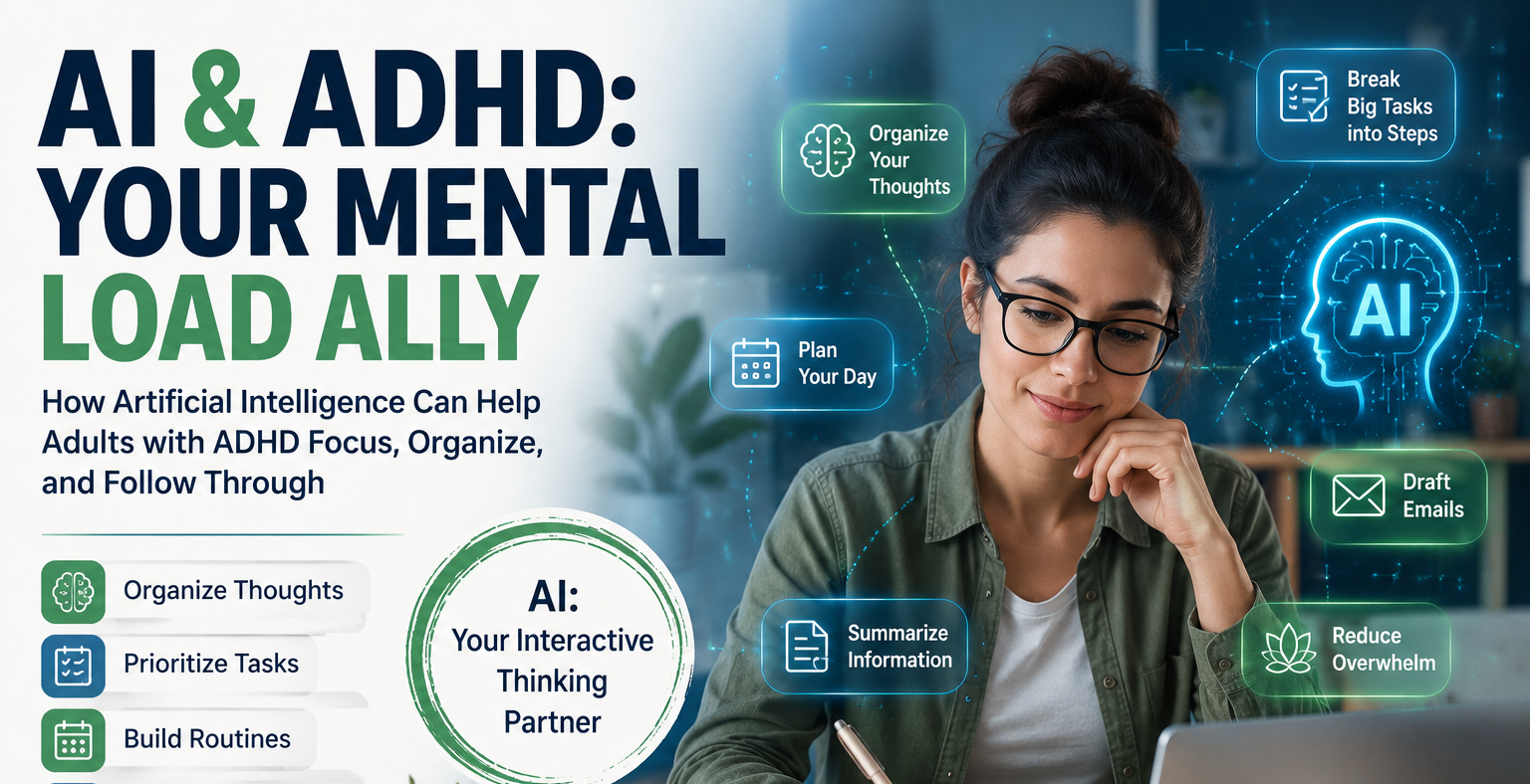 AI and ADHD: Can Artificial Intelligence Become Your Executive Function Partner?