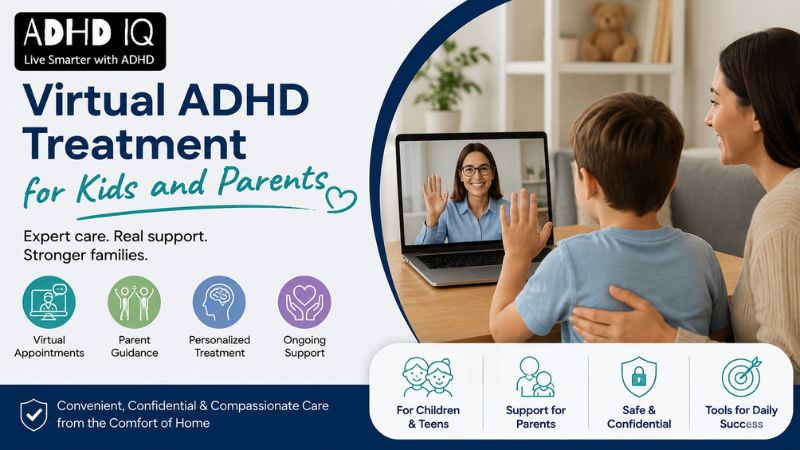 Virtual ADHD Treatment for Kids and Parents